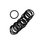 Haarelastieken basic - Zonder metaal - Zwart - Set van 18, Nieuw