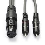 XLR naar Tulp kabel, Verzenden, Nieuw