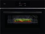 AEG TK8NK72FB inbouw oven met magnetron - zwart, 45 tot 60 cm, Verzenden, Hete lucht, Nieuw