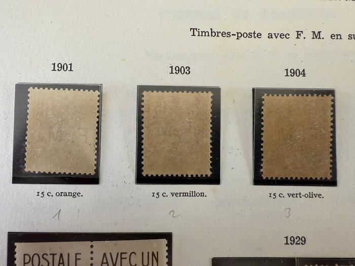 Frankrijk - Militaire franchise Yvert 1/12 Mouchons,, Postzegels en Munten, Postzegels | Europa | Frankrijk