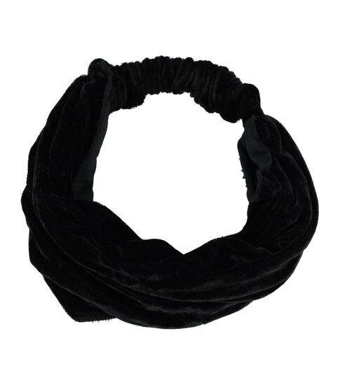 Haarband 3-in-1 Breed Velvet Zwart, Sieraden, Tassen en Uiterlijk, Uiterlijk | Haarverzorging, Verzenden
