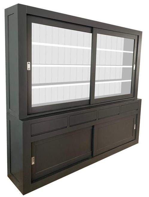 Buffetkast antraciet design 240cm, Huis en Inrichting, Kasten | Buffetkasten, Ophalen of Verzenden