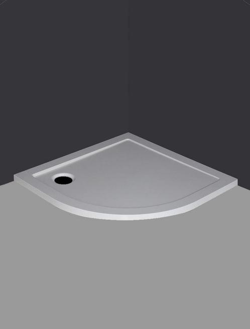 Luxe douchebak SMC 1/4 rond 90 x 90 x 4 inbouw wit, Doe-het-zelf en Verbouw, Sanitair, Douche, Nieuw, Ophalen of Verzenden