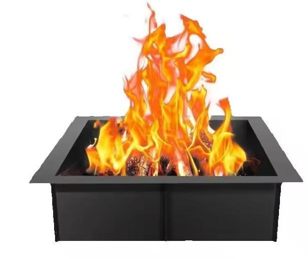 Vierkante Buiten Vuurplaatsring 36 - Kampeer Vreugdevuur, Tuin en Terras, Vuurkorven, Nieuw, Verzenden