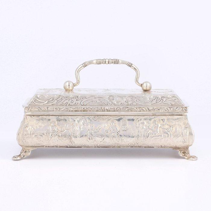 Herbert Hooijkaas - circa 1900 - Lepeldoos - .833 zilver, Antiek en Kunst, Antiek | Goud en Zilver