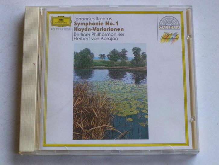 Brahms - Symphonie nr. 1 / Herbert von Karajan, Cd's en Dvd's, Cd's | Klassiek, Zo goed als nieuw, Verzenden