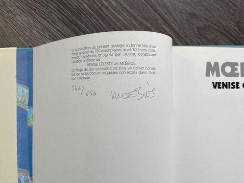 Moebius - Venise Celeste - C + jaquette - 1 Album - Beperkte, Boeken, Stripboeken