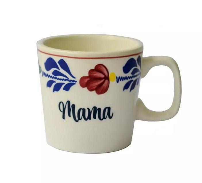Boerenbont Beker Mok 0,2L met opdruk Mama (Huishouden), Huis en Inrichting, Keuken | Servies, Nieuw, Verzenden