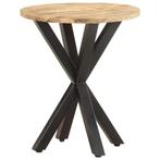 Mangohouten Bijzettafel 48x48 | Tweedekansje | OP=OP, Huis en Inrichting, Tafels | Bijzettafels, 45 tot 60 cm, Minder dan 55 cm