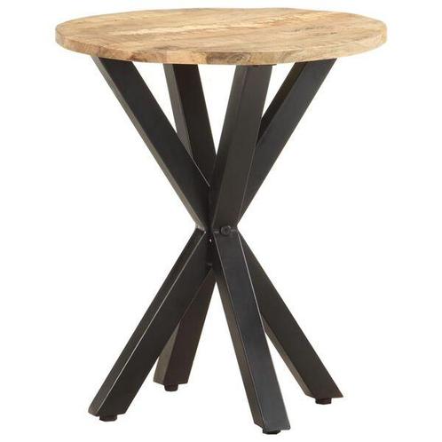 Mangohouten Bijzettafel 48x48 | Tweedekansje | OP=OP, Huis en Inrichting, Tafels | Bijzettafels, 45 tot 60 cm, Minder dan 55 cm