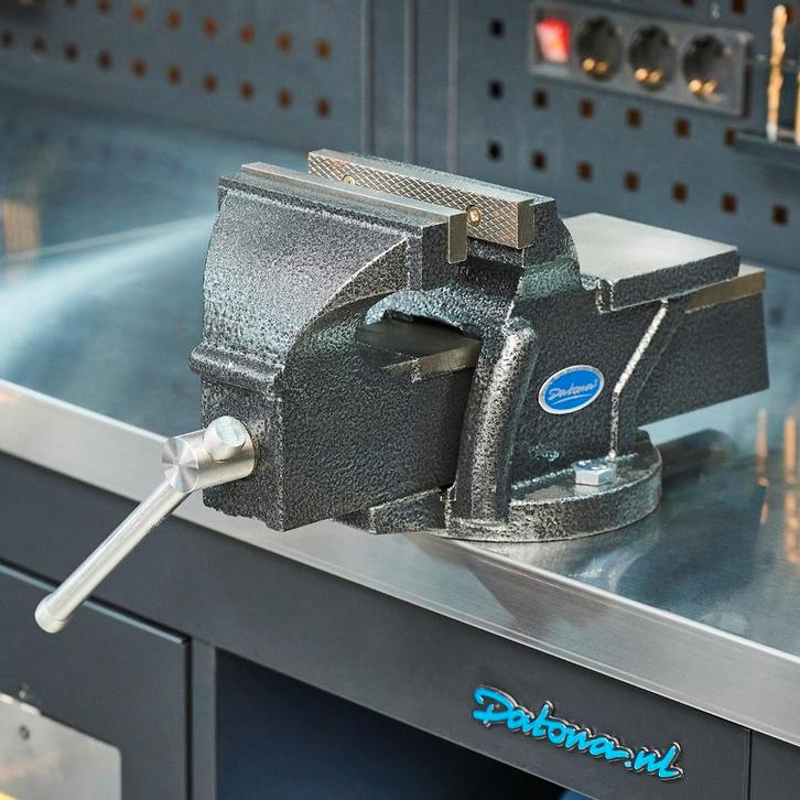 Datona Bankschroef - Large - Datona, Doe-het-zelf en Verbouw, Werkbanken, Nieuw, Ophalen of Verzenden