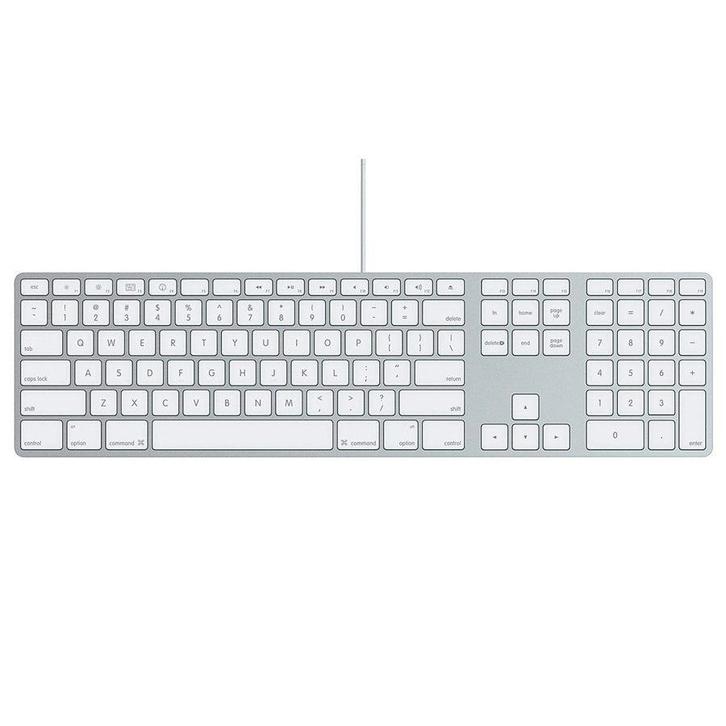 Apple Numeriek Bedraad Toetsenbord (Verkleurd) - QWERTY (A12, Computers en Software, Toetsenborden, Zo goed als nieuw, Verzenden