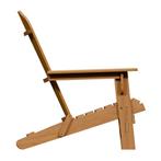 Tuinstoel / Tuinligstoel Korfu - Acaciahout - Opvouwbaar, Tuin en Terras, Verzenden, Nieuw