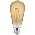 LED Lamp - Filament Rustiek - Vita - E27 Fitting - 6W, Nieuw, E27 (groot), Ophalen of Verzenden, Led-lamp