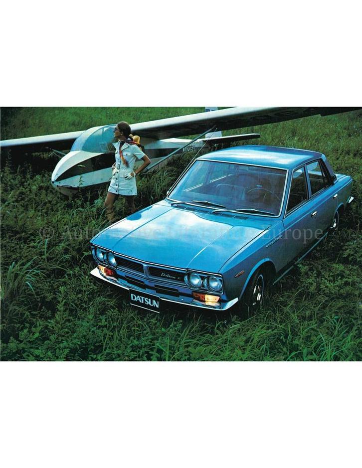 1971 DATSUN 1800 BROCHURE DUITS, Boeken, Auto's | Folders en Tijdschriften, Nissan