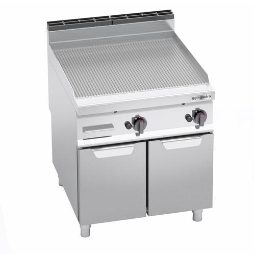 GGM Gastro | Gas grillplaat - 20 kW - Gegroefd | GGB899MG |, Witgoed en Apparatuur, Grillplaten, Nieuw, Verzenden