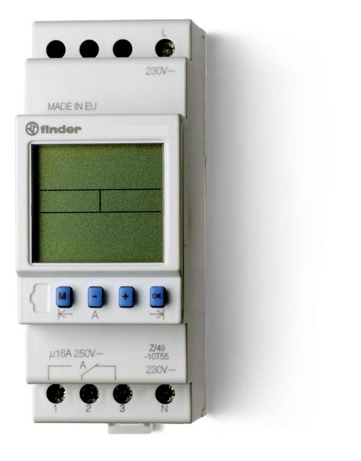 Finder Digitale Weektimer Schakelaar 16A 12V -, Doe-het-zelf en Verbouw, Elektra en Kabels, Overige typen, Nieuw, Verzenden