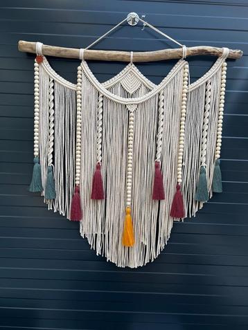Handgemaakte Boho Macramé Wandhanger Anatolia beschikbaar voor biedingen