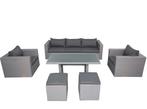 Fonteyn | Loungeset met Hoge Tafel Salou | Dark Grey, Tuin en Terras, Tuinsets en Loungesets, Nieuw, Verzenden