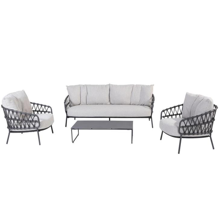 Calpi stoel bank loungeset 4 delig rope 4 Seasons Outdoor, Tuin en Terras, Tuinsets en Loungesets, Nieuw, Ophalen of Verzenden
