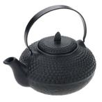 Oosterse theepot zwart | Met thee filter | 85cl | 12cm, Verzenden, Nieuw in verpakking
