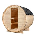 Buitenbarrelsauna Spitsbergen - 191x120x193 cm, Sport en Fitness, Verzenden, Nieuw