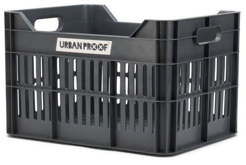 URBAN PROOF Fietskrat 30L Click Asgrijs, Fietsen en Brommers, Fietsaccessoires | Fietsmanden, Nieuw, Verzenden