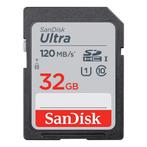 SanDisk SDHC Ultra 32GB 120MB/s CL10, Audio, Tv en Foto, Fotografie | Geheugenkaarten, Nieuw, Overige merken, Overige typen, Ophalen of Verzenden