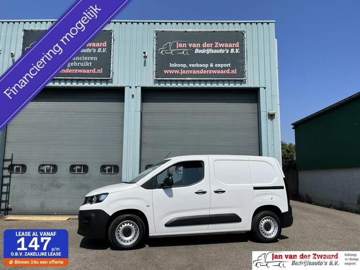 Peugeot Partner | Zakelijke Lease v.a. €182.23 pm, Auto's, Bestelauto's, Lease, Automaat, Diesel, Wit, Peugeot, Financial lease