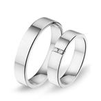Actie trouwringen in 8/14/18 karaat witgoud per paar vanaf, Sieraden, Tassen en Uiterlijk, Ringen, Verzenden, Nieuw