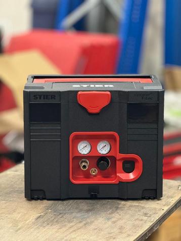 Stier Systainer SKT 160-8-6 – Compressor – 1100W – Perslucht beschikbaar voor biedingen