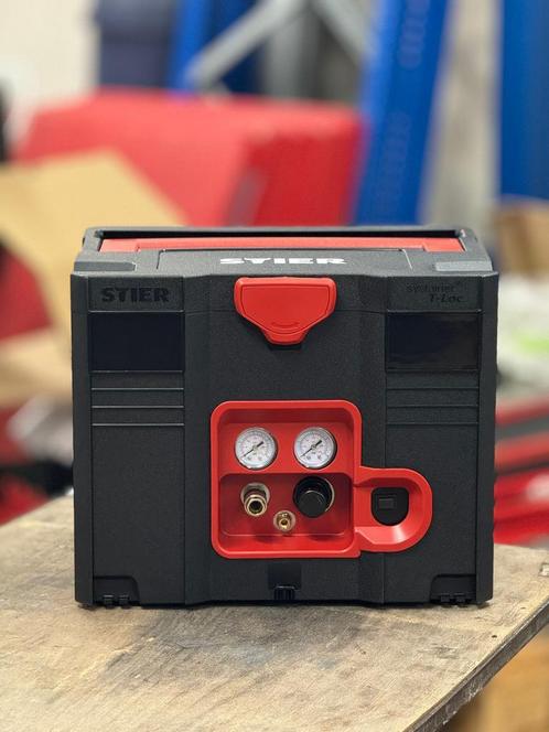 Stier Systainer SKT 160-8-6 – Compressor – 1100W – Perslucht, Doe-het-zelf en Verbouw, Compressors, Nieuw, Verzenden