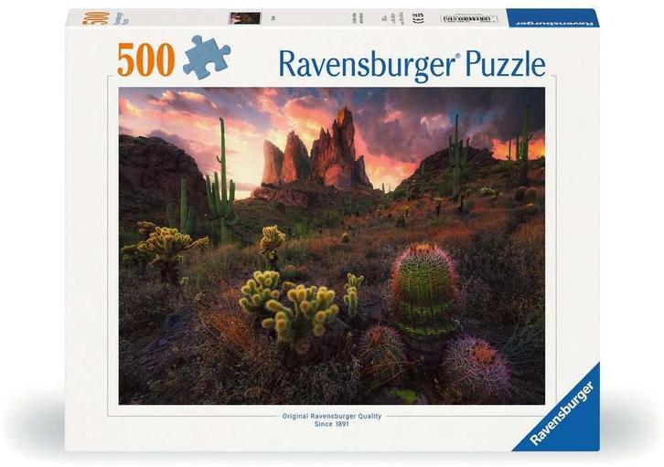 Cactus Puzzel (500 stukjes) | Ravensburger - Puzzels, Hobby en Vrije tijd, Denksport en Puzzels, Nieuw, Verzenden