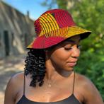 Bucket hat / Vissershoedje met Afrikaanse print - Rood & Gee, Kleding | Heren, Ophalen of Verzenden, Nieuw