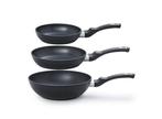 Magnani Pannenset - 3-delig - 20 en 24 cm koekenpan en 28 cm, Huis en Inrichting, Keuken | Potten en Pannen, Verzenden, Nieuw