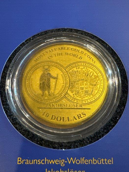 Salomonseilanden. 10 Dollars 2018 Braunschweig Wolfenbüttel, Postzegels en Munten, Munten | Europa | Niet-Euromunten