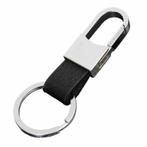 Fako Bijoux® - Sleutelhanger - Metaal & PU Leer - Rond -, Verzamelen, Verzenden, Nieuw