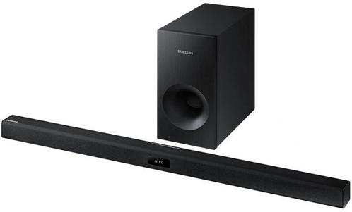 Samsung HW-J355 - 2.1 Dolby Digital Soundbar + Subwoofer, Audio, Tv en Foto, Soundbars, Zo goed als nieuw, Bluetooth, Met externe subwoofer