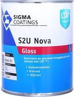 Sigma S2U Nova Gloss - 1 ltr - Wit, Doe-het-zelf en Verbouw, Verf, Beits en Lak, Nieuw, Verzenden