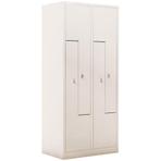 Gebruikte Garderobekasten 4 deuren (cilindersluiting), Huis en Inrichting, Kasten | Lockerkasten, Ophalen of Verzenden, Gebruikt