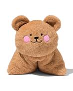 HEMA Kussen met knuffel-deken hond van €15.99 voor €12 sale, Verzenden, Nieuw