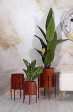 VAASHOUDER BOOGSET 3 STUKS CM Ø 36X56,5-30X48,5-24X37,5, Huis en Inrichting, Woonaccessoires | Vazen, Ophalen of Verzenden, Nieuw