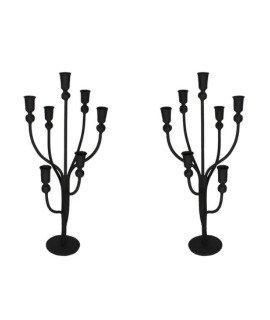 Kandelaar (2) - Aluminium - 55 cm!, Antiek en Kunst, Curiosa en Brocante