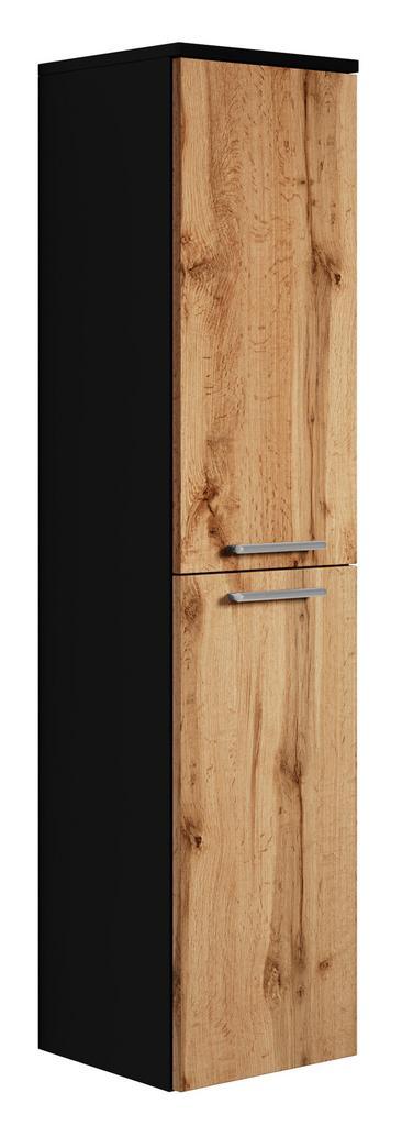 Badkamerkast Saturnus 35 x 35 x 130 cm Eiken Zwar, Huis en Inrichting, Badkamer | Badkamermeubels, Nieuw, (Half)hoge kast, Verzenden