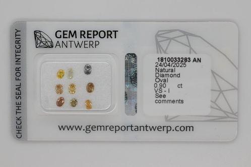 Zonder Minimumprijs - 9 pcs Diamant (Natuurlijk) - 0.90 ct -, Sieraden, Tassen en Uiterlijk, Edelstenen