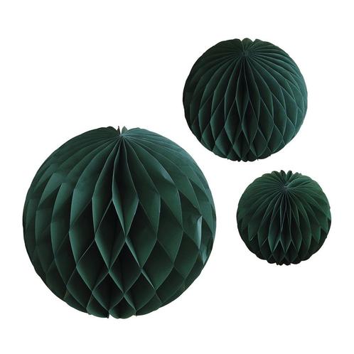 Zwarte Honeycomb 3st, Hobby en Vrije tijd, Feestartikelen, Nieuw, Verzenden