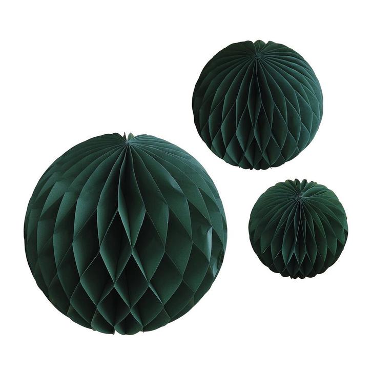 Zwarte Honeycomb 3st, Hobby en Vrije tijd, Feestartikelen, Nieuw, Verzenden