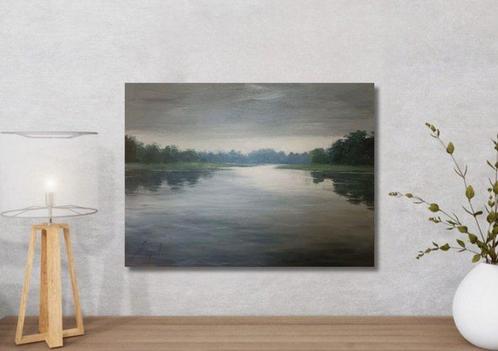 Bugallo - Due to the Thunderstorm - NO reserve, Antiek en Kunst, Kunst | Schilderijen | Modern