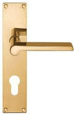 Deurklink op schild cilindergat TIMELESS 1927MPY** messing, Verzenden, Nieuw