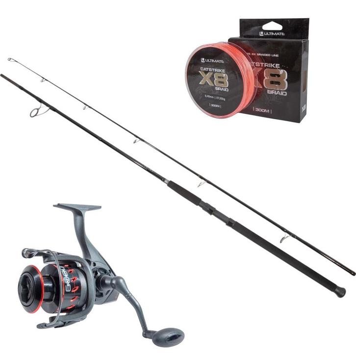 Ultimate Multi-Cat Meerval Hengelset 3.00m (-200g), Watersport en Boten, Hengelsport | Algemeen, Overige typen, Nieuw, Verzenden